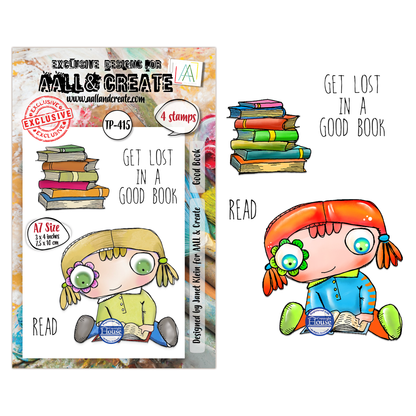 TP-415 - A7 Clear Stamp Set - Good Book