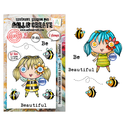 TP-416 - A7 Clear Stamp Set - Be Beautiful
