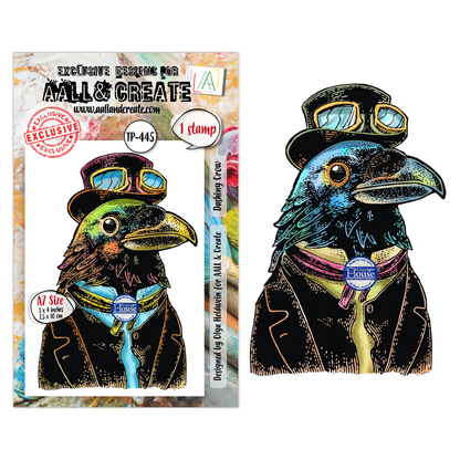 TP-445 - A7 Clear Stamp Set - Dashing Crow