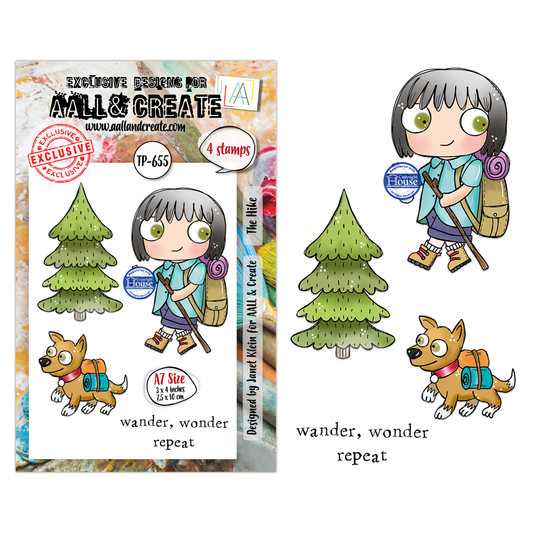TP-655 - A7 Clear Stamp Set - The Hike