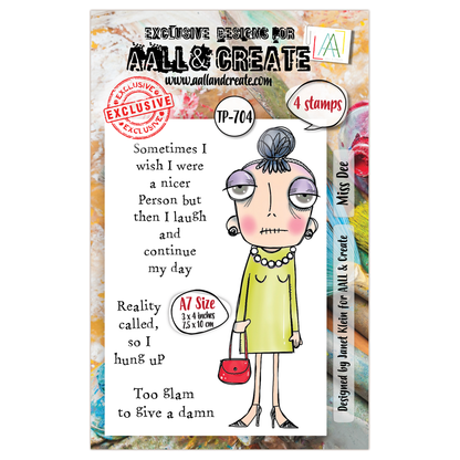 TP-704 - A7 Clear Stamp Set - Miss Dee