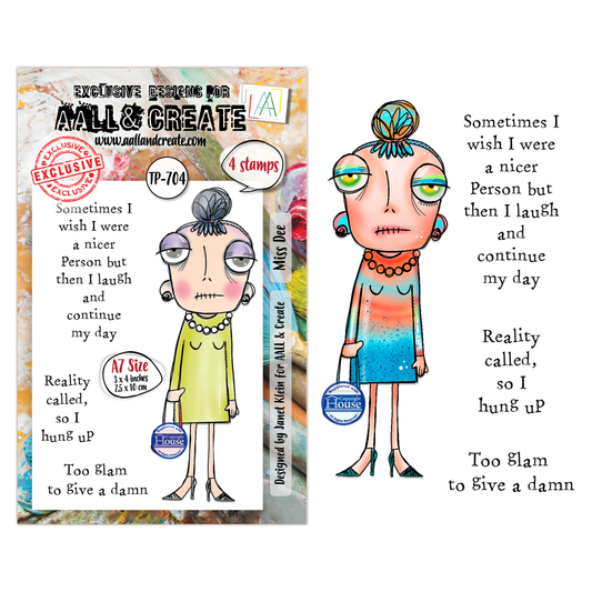TP-704 - A7 Clear Stamp Set - Miss Dee