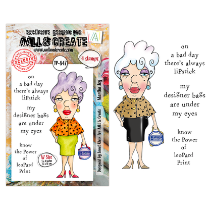 TP-847 - A7 Clear Stamp Set - Martha Joy