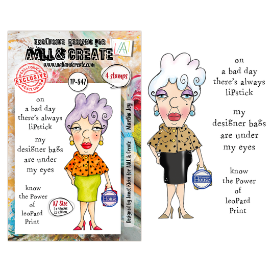 TP-847 - A7 Clear Stamp Set - Martha Joy