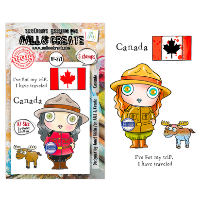 TP-871 - A7 Clear Stamp Set - Canada