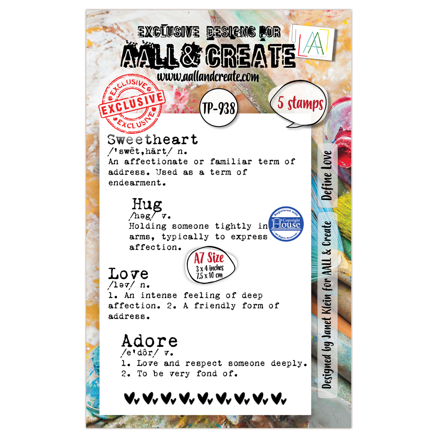 TP-938 - A7 Stamp Set - Define Love