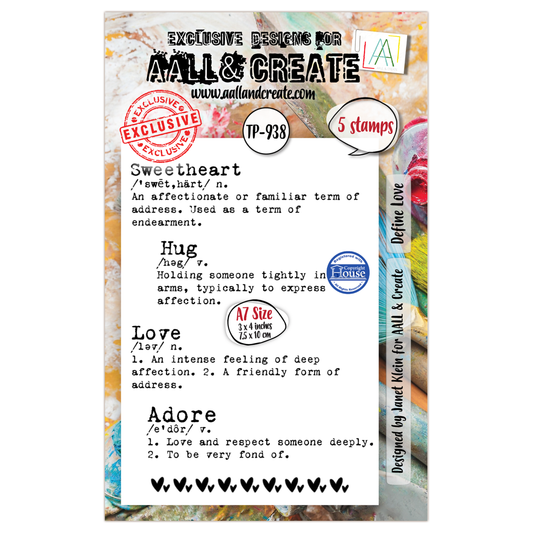 TP-938 - A7 Stamp Set - Define Love