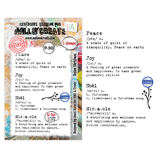 TP-948 - A7 Stamp Set - Define Christmas