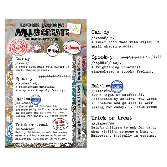 TP-956 - A7 Stamp Set - Define Halloween