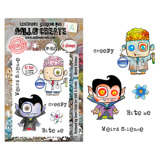 TP-957 - A7 Stamp Set - Weird Science