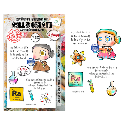 TP-960 - A7 Stamp Set - Marie Curie