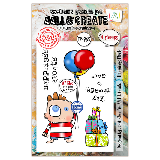 TP-965 - A7 Stamp Set - Happiness Floats