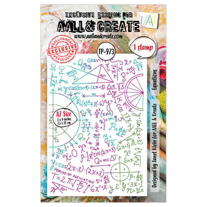 TP-973 - A7 Stamp Set - Equations