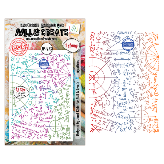 TP-973 - A7 Stamp Set - Equations
