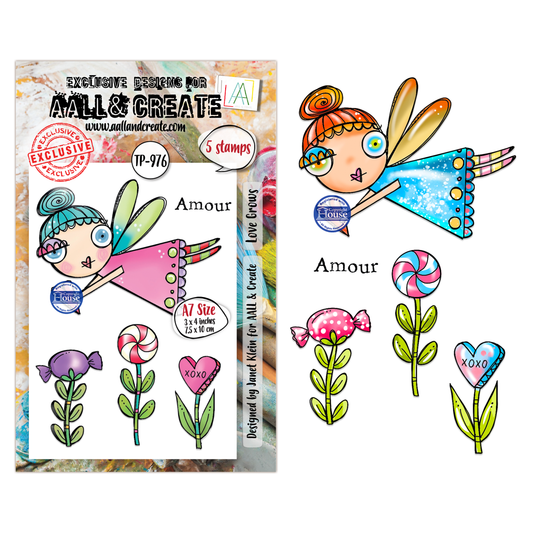 TP-976 - A7 Stamp Set - Love Grows