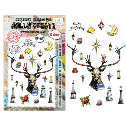TP-998 - A5 Stamp Set - Deer Oh Deer