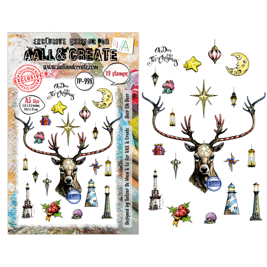 TP-998 - A5 Stamp Set - Deer Oh Deer