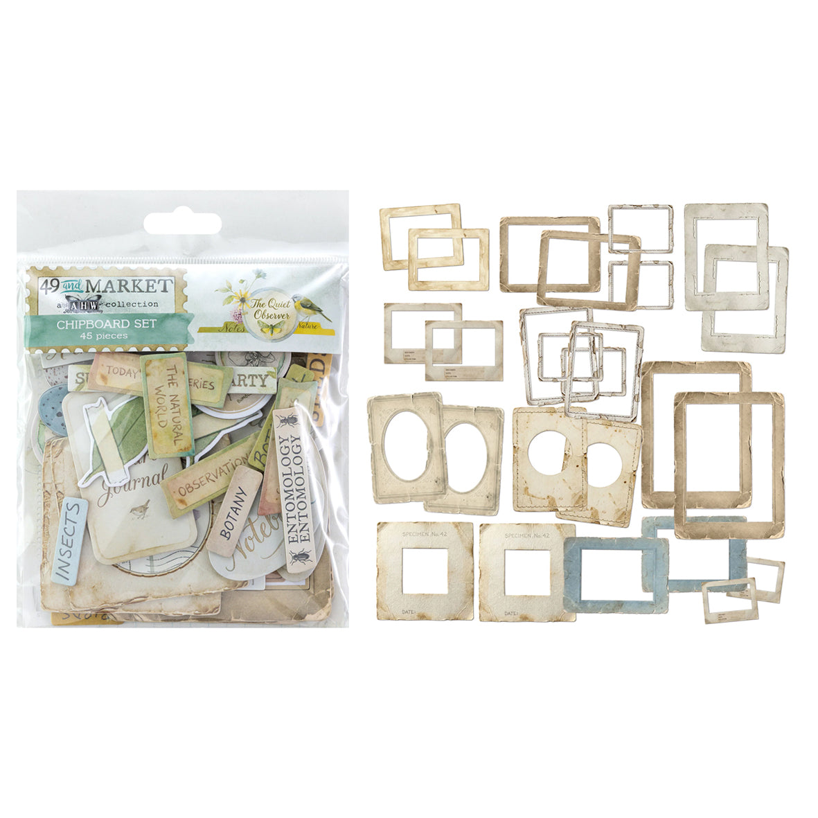 49 And Market The Quiet Observer Frame Set by Arthouse Whimsy