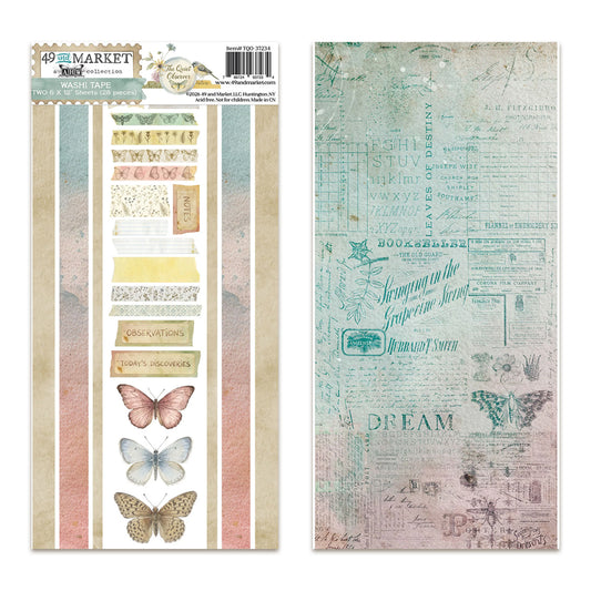 49 And Market The Quiet Observer Washi Sheets by Arthouse Whimsy