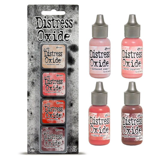 Ranger Tim Holtz Distress® Mini Oxide Ink Pads Kit #13 with Reinkers