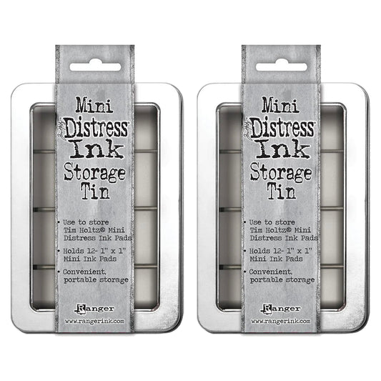 Ranger Tim Holtz Mini Distress Ink Storage Tins x 2