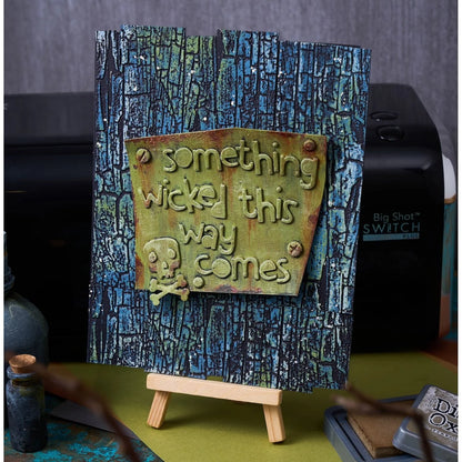 Sizzix Tim Holtz Thinlits & 3-D Embossing Folder Halloween Complete Collection