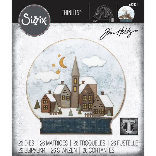 Sizzix Thinlits Die Set 26PK Snowglobe #2 by Tim Holtz - Ships from 15th October