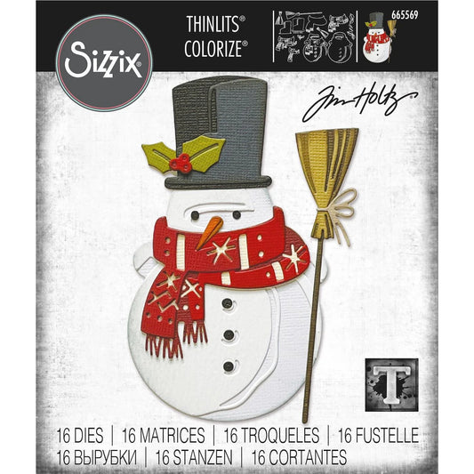 Sizzix Thinlits Die Set 16PK Winston - Colorize by Tim Holtz - Ships from 15th October