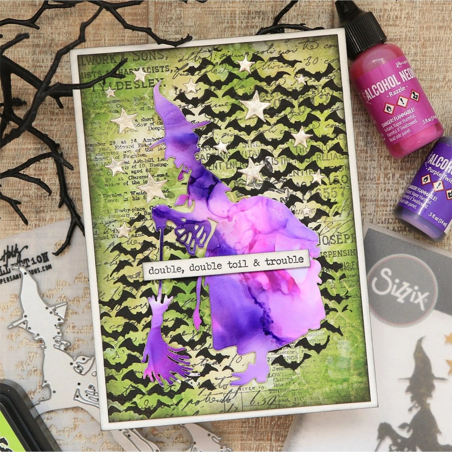 Sizzix Tim Holtz Thinlits & 3-D Embossing Folder Halloween Complete Collection