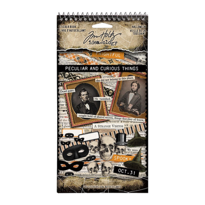 Idea-ology Tim Holtz Sticker Book - Peculiar And Curious Things (484 pcs)