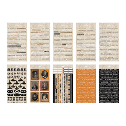 Idea-ology Tim Holtz Sticker Book - Peculiar And Curious Things (484 pcs)