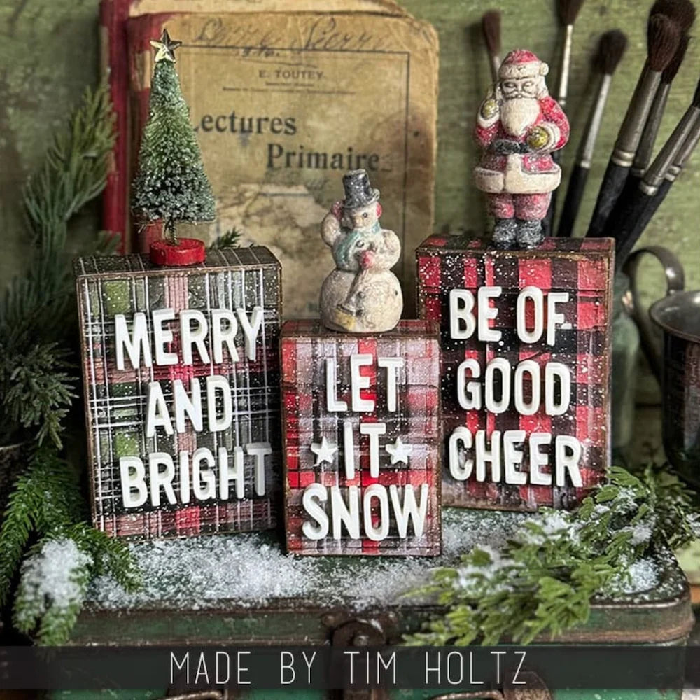 Tim Holtz Idea-ology Christmas Salvaged Figures Large