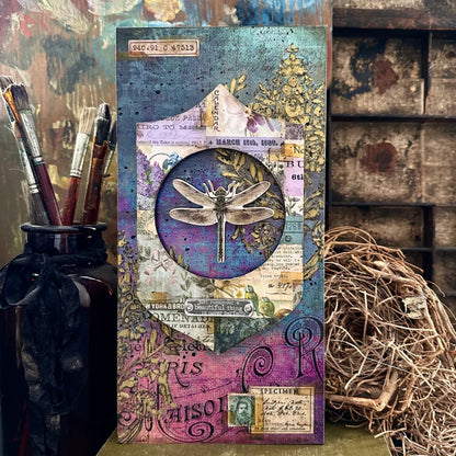 Idea-ology Tim Holtz Collage Strips Large-30 Pieces