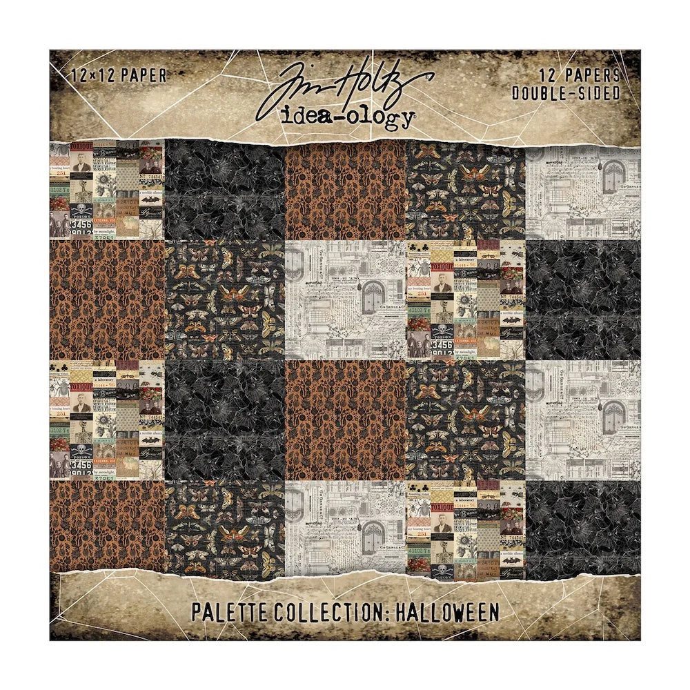 Tim Holtz idea-ology 12x12 Palette Paper Collection: Halloween 2026* Ship from 31st Aug