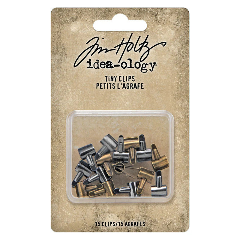 Idea-ology Tim Holtz Tiny Clips-15 Pcs
