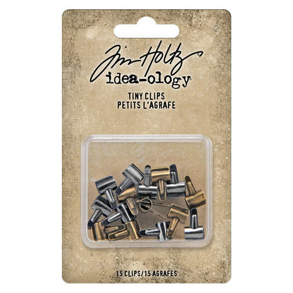 Idea-ology Tim Holtz Tiny Clips-15 Pcs