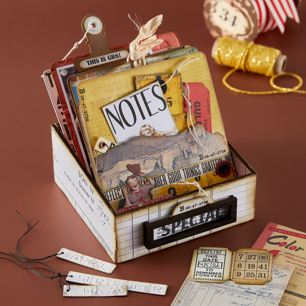 Spellbinders Turn the Page CardLab Box by Esther Glas
