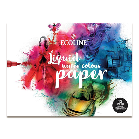 Ecoline A4 Liquid Watercolour Paper Pad (12 Sheets)