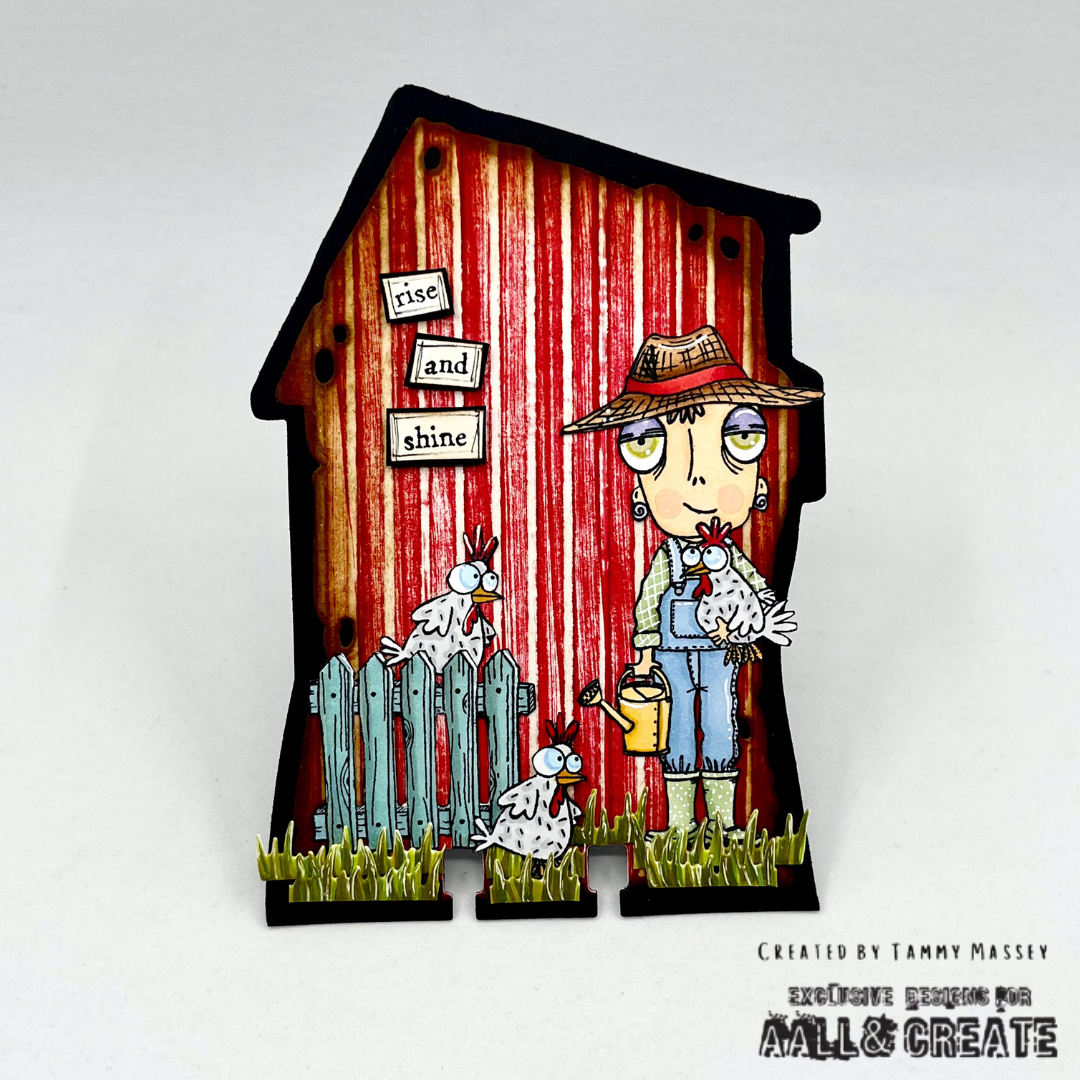 #1031 - A7 Stamp Set - Farmer Dee