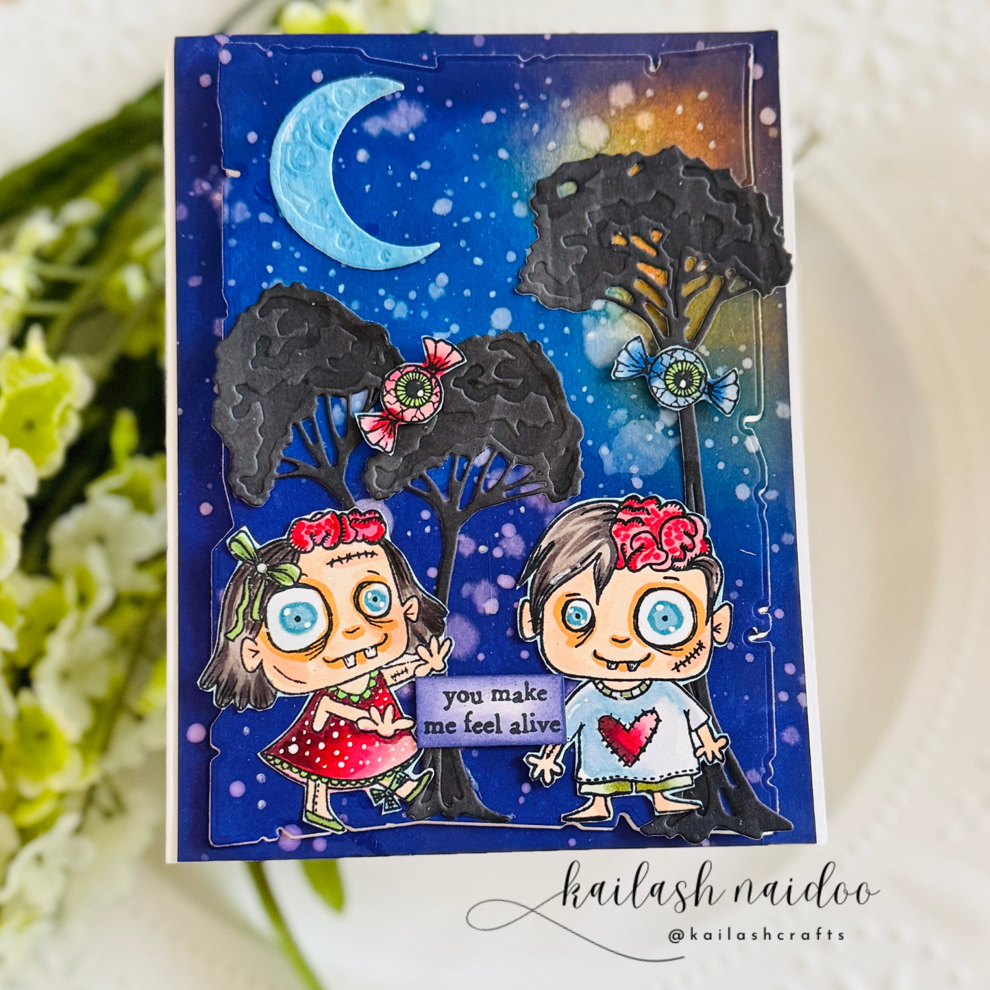 #TP-1293 - A7 Stamp Set - Brainy and Cute