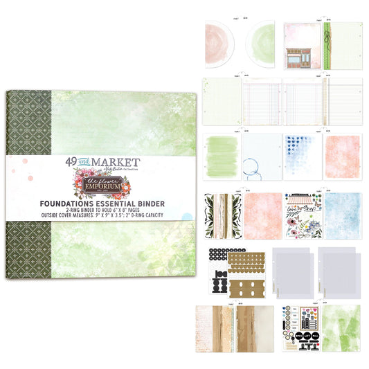 49 and Market The Flower Emporium Binder Album Kit