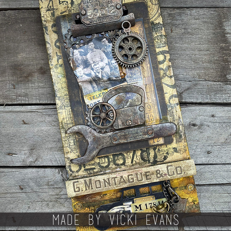 Idea-ology Tim Holtz Collage Strips Large-30 Pieces