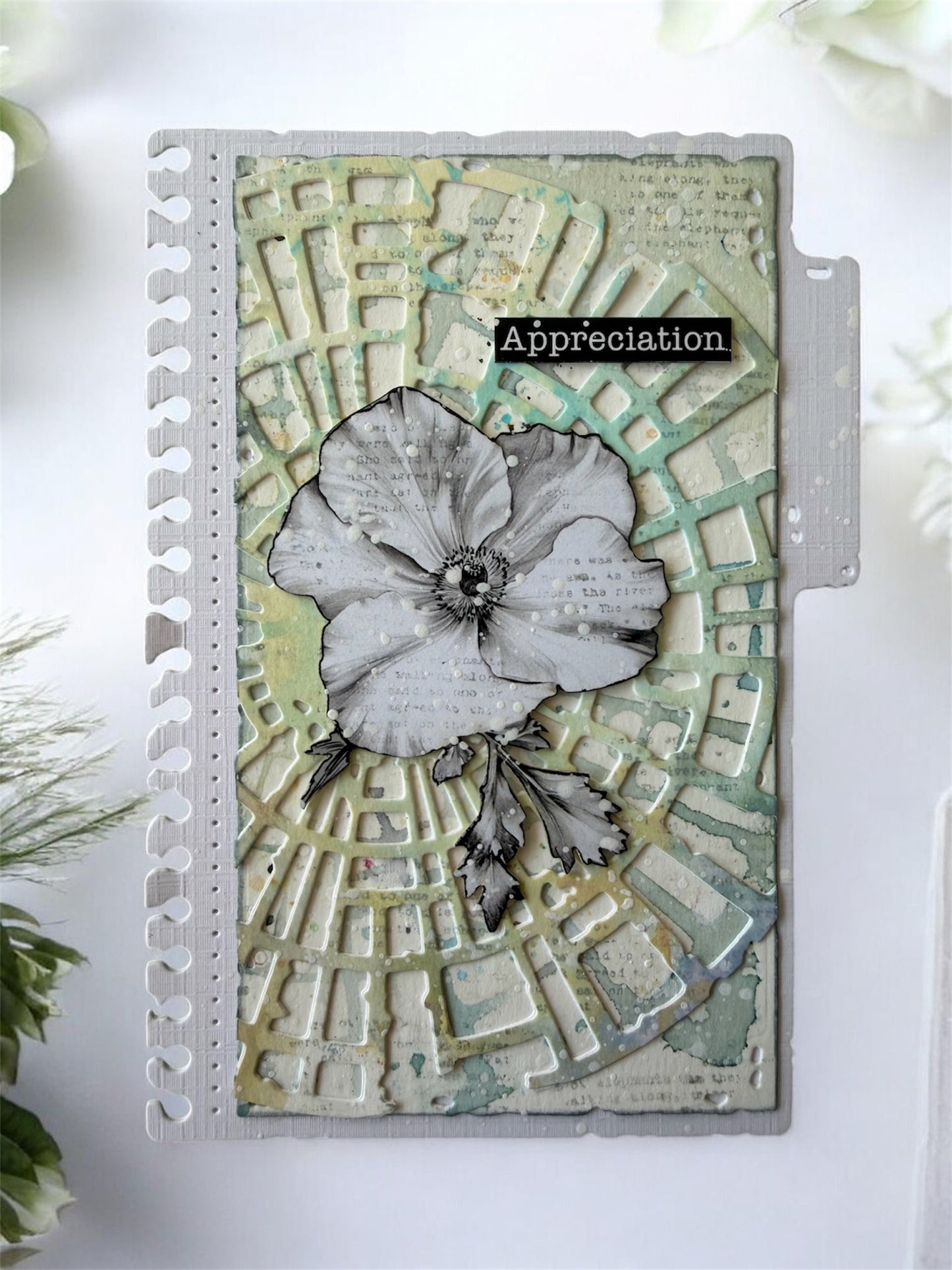Autour de Mwa Stencil + Matching Cutting-Die