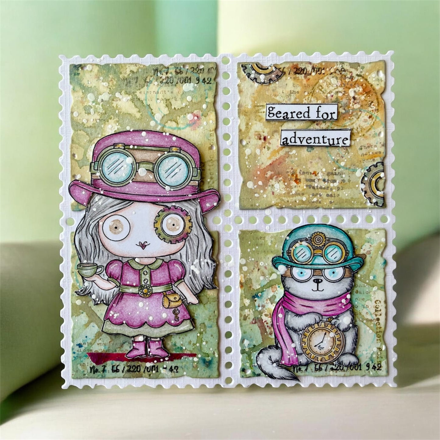 Autour de Mwa Stencil + Matching Cutting-Die