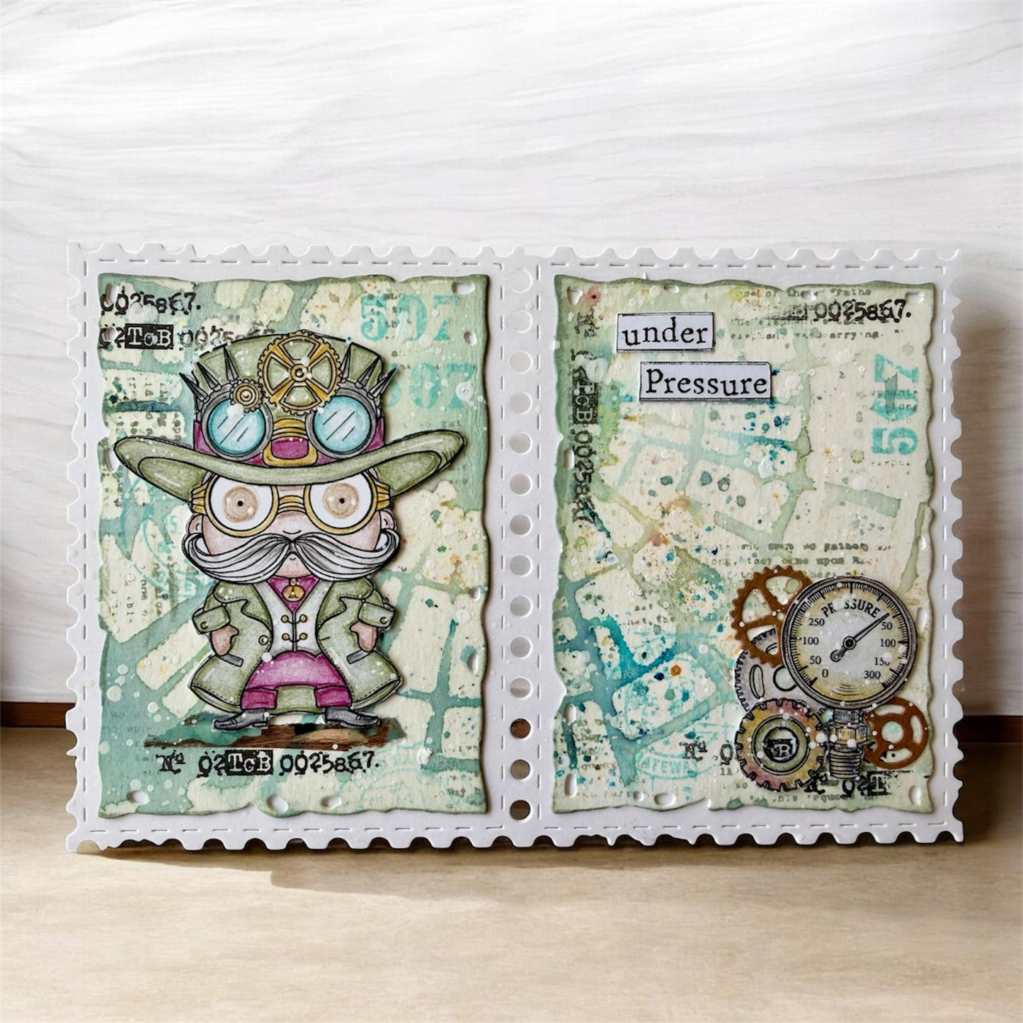 Autour de Mwa Stencil + Matching Cutting-Die