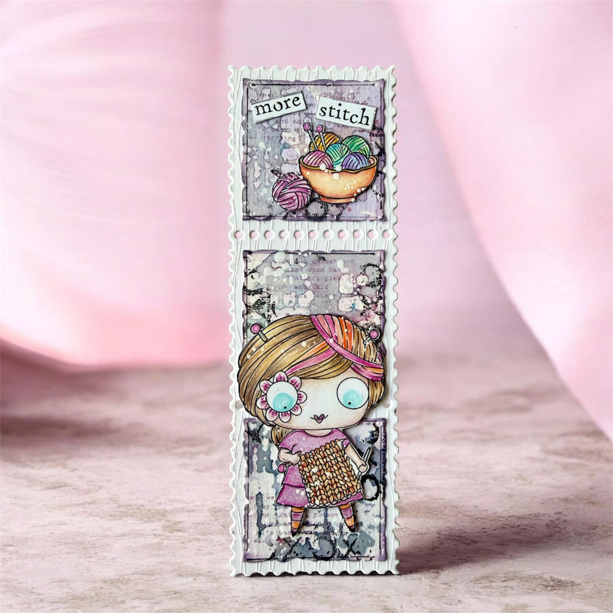 TP-1502 - A7 Stamp Set - Yarn Love
