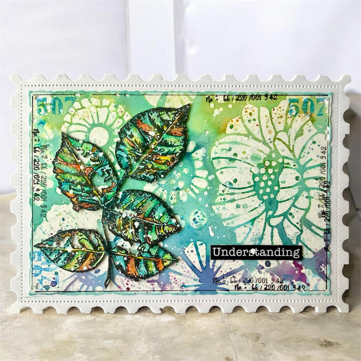 PC-277 - 6x6 (inch) Stencil - Coquelicots Jolis
