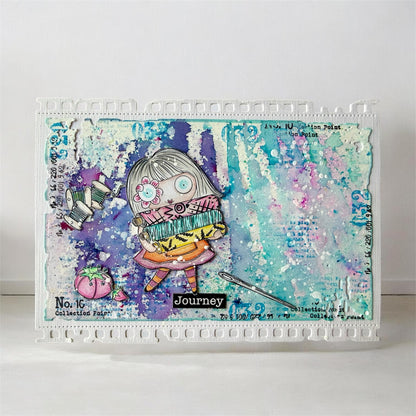 TP-1499 - A7 Stamp Set - Fabric Habit