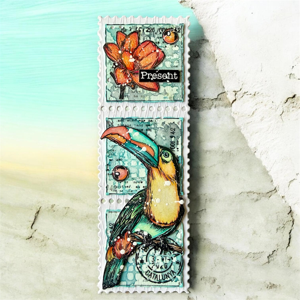 TP-1347 - A6 Stamp Set - Bubbly Toucan