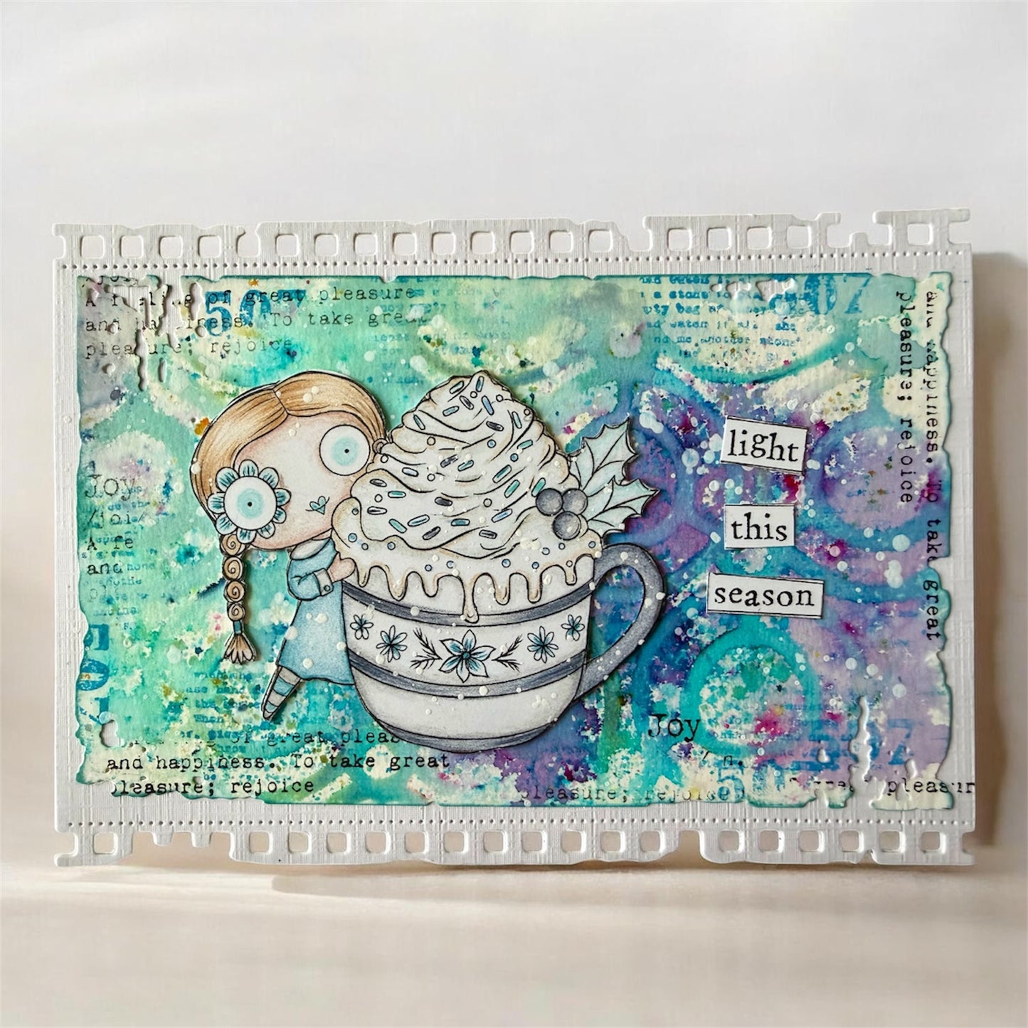 Janet Klein Season Of Sparkle Stamps Bundle + Free Poster & Bio Cards